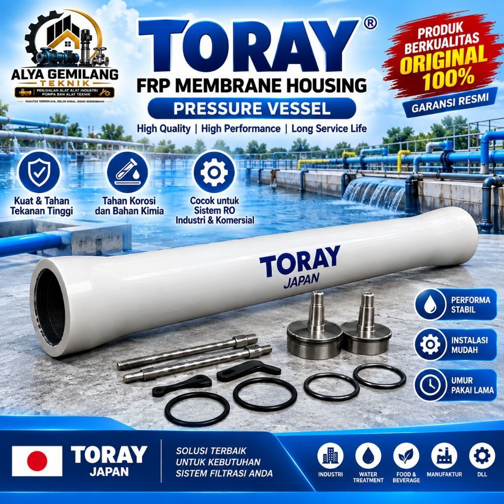 Housing membrane sw 4040 1000psi buat sea water - Sw30-4040