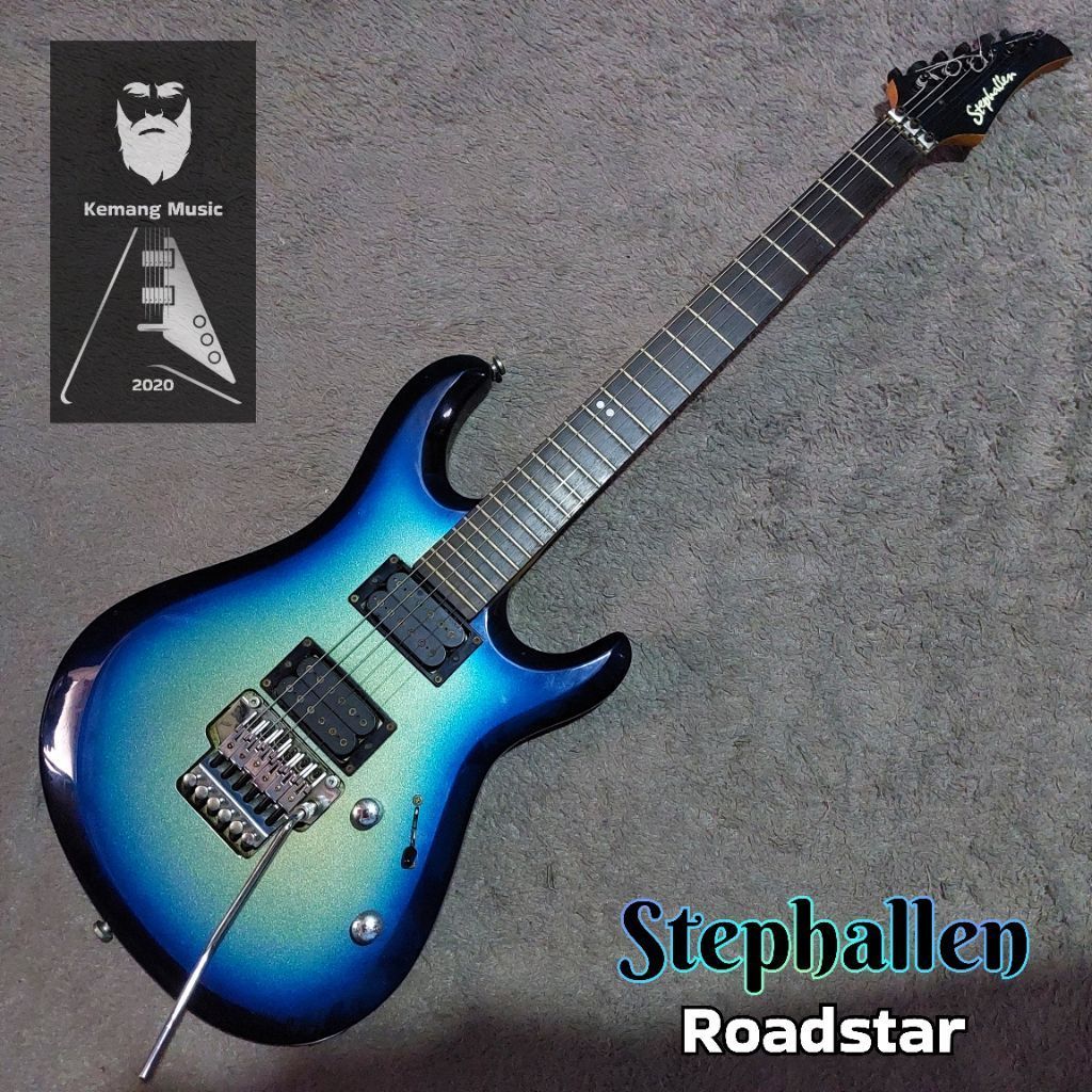 gitar langka stephallen roadstar no radix fena widjoyono marlique superstrat stratocaster floydrose