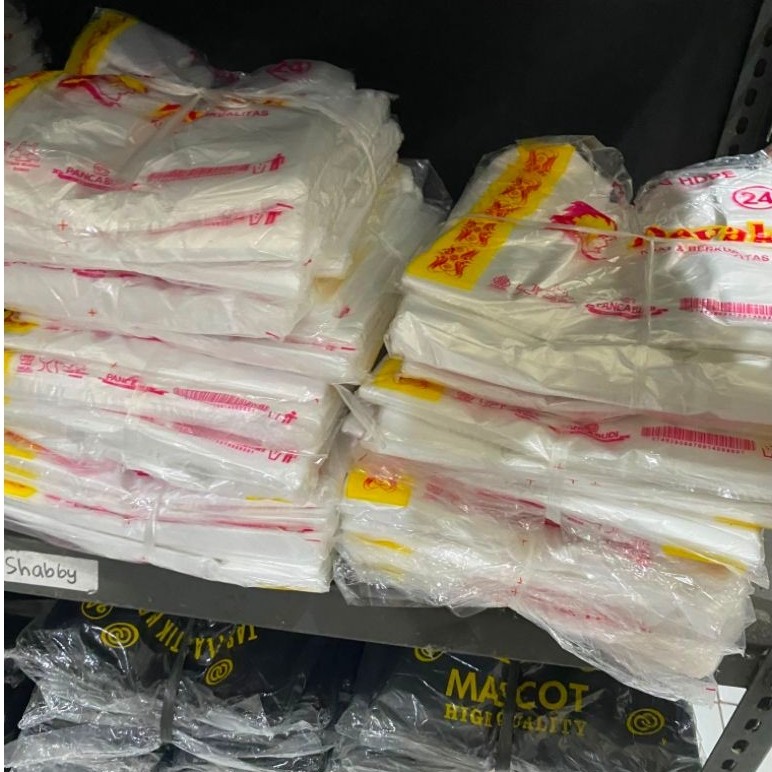 PLASTIK KRESEK Dayak Uk 24  HDPE BENING DAYAK KUAT & BERKUALITAS / Kantong Plastik Dayak Uk 24