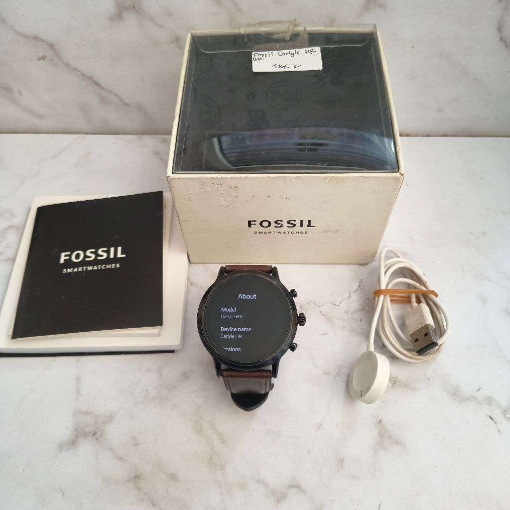 Fossil Carlyle HR smartwatch Bekas - Fullset Original second