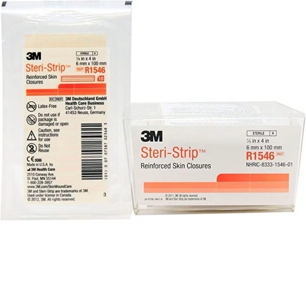Eceran | Steri strip 3M R1546 | Steril Strip Skin Closures Plester Luka Tanpa Jahit  - Perpcs