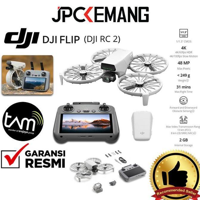 DJI Flip with DJI RC 2 Drone Camera DJI Drone Resmi