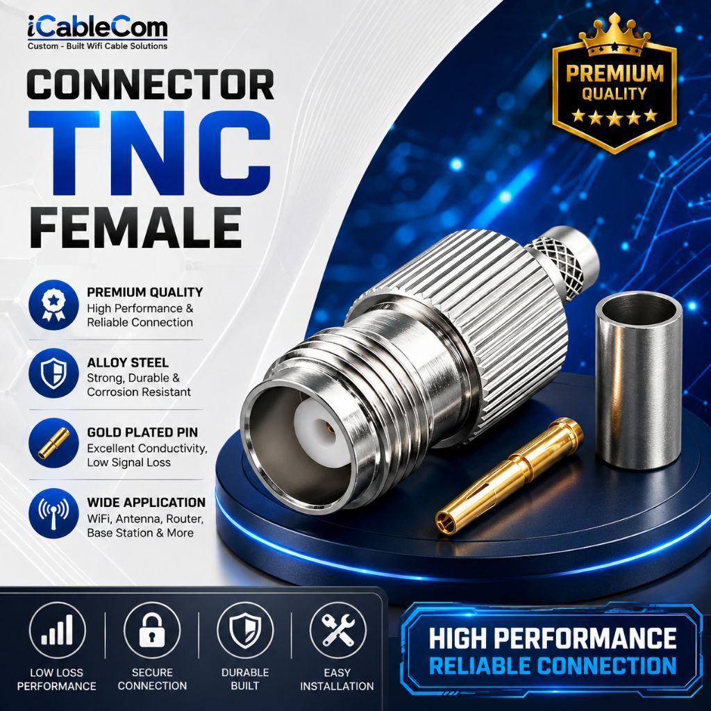 Connector Crimp RG58 TNC Female