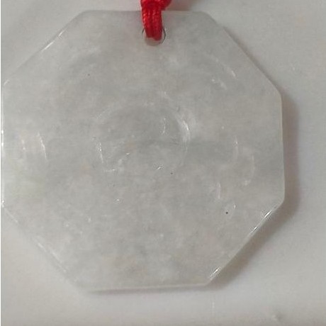 Liontin Giok Burma Bagua / YinYang Jade Myanmar