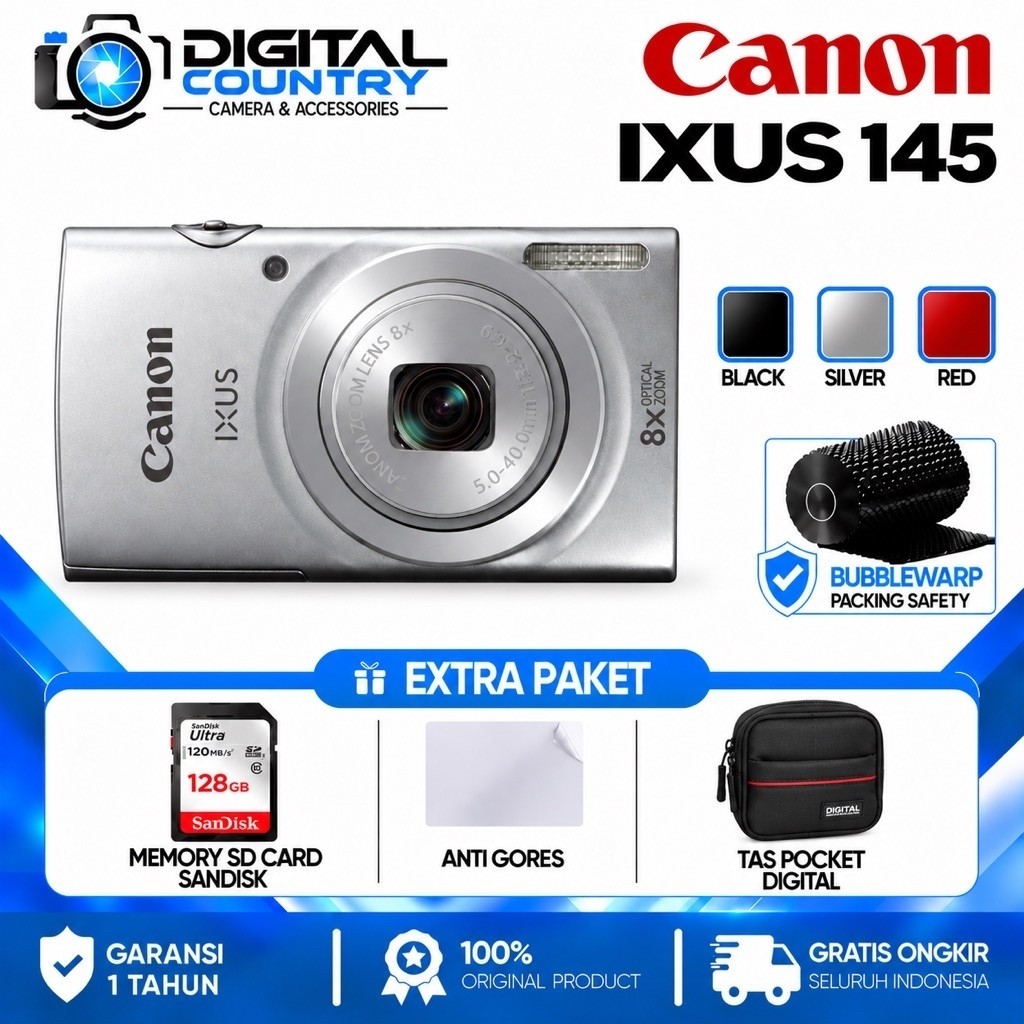 CANON IXUS 145 / CANON IXUS 145 DIGITAL CAMERA / CAMERA CANON IXUS 145