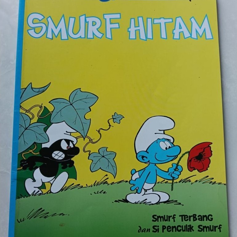 Komik SMURF Bekas Original Kondisi Baik Buku Bekas smurf hitam  Koleksi Anak Dewasa