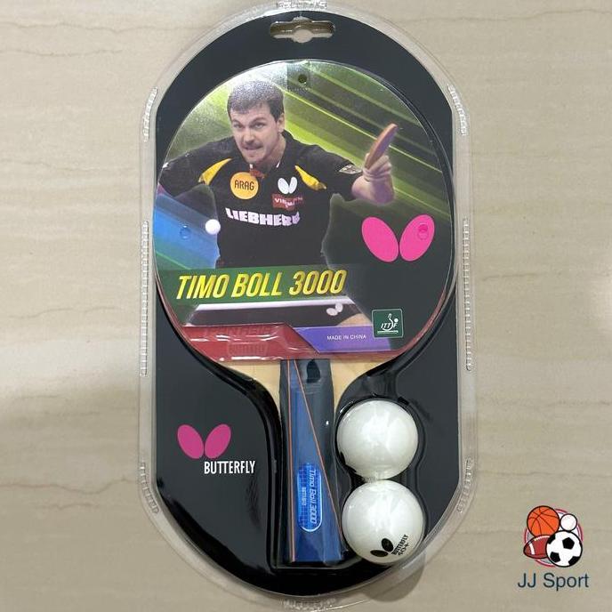 Bet Pingpong Bat Pingpong Butterfly TIMO BOLL 3000 ORIGINAL