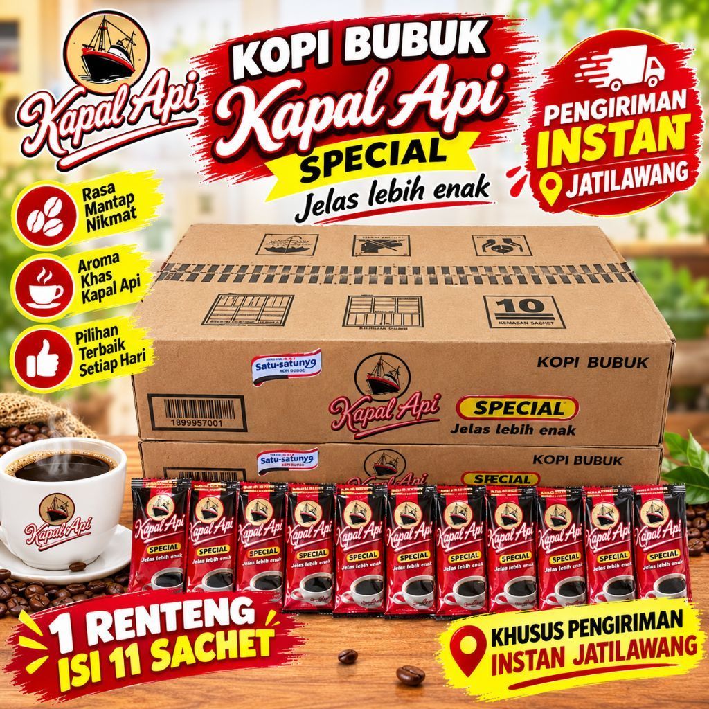 kopi kapal api mini 1 dus