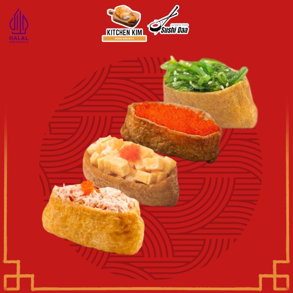 Kenyang Sushi Inari Kitchen Sushi Daa masakan khas Jepang sushi roll halal