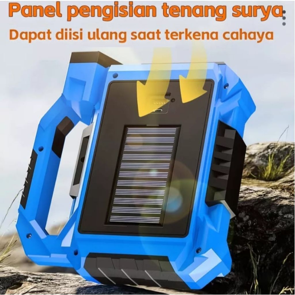 SENTER PORTABLE LAMPU TENAGA SURYA SUPER TERANG