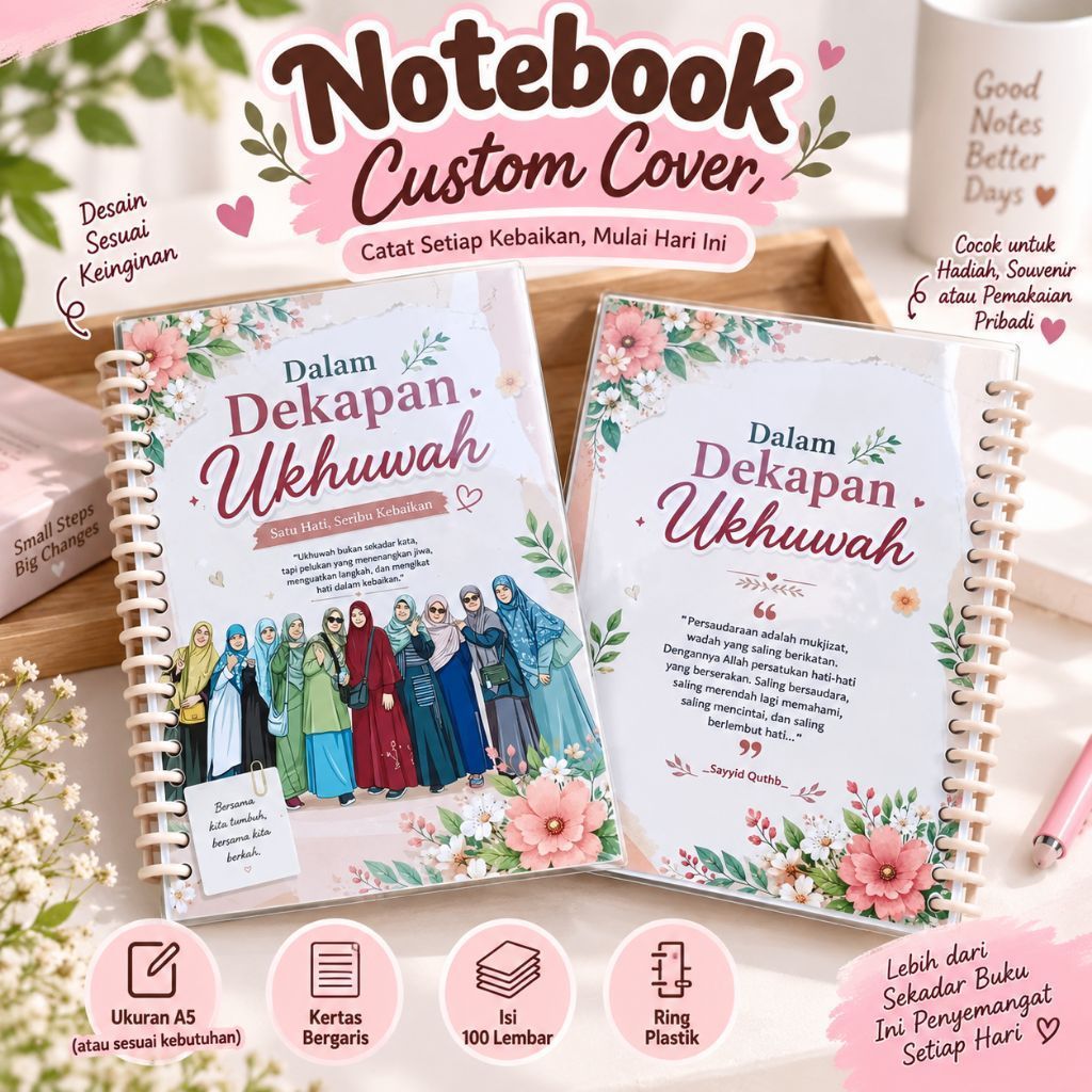 Notebook Custom Ring Isi 100 Lembar