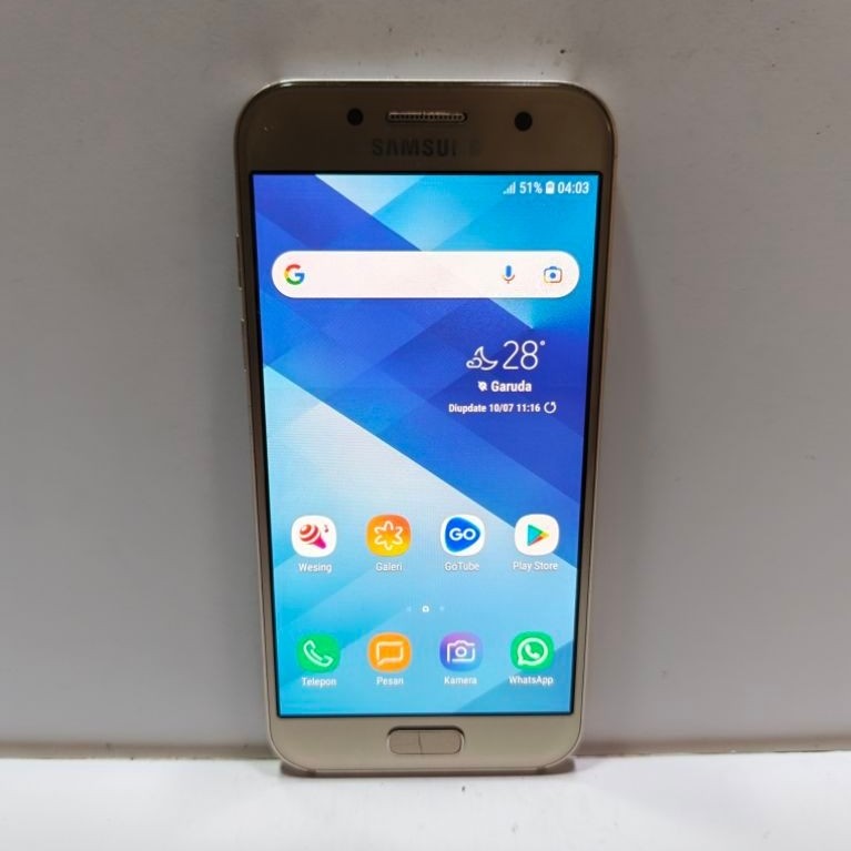 SAMSUNG GALAXY A3 2017 HANDPHONE SECOND ANDROID NORMAL SIAP PAKAI