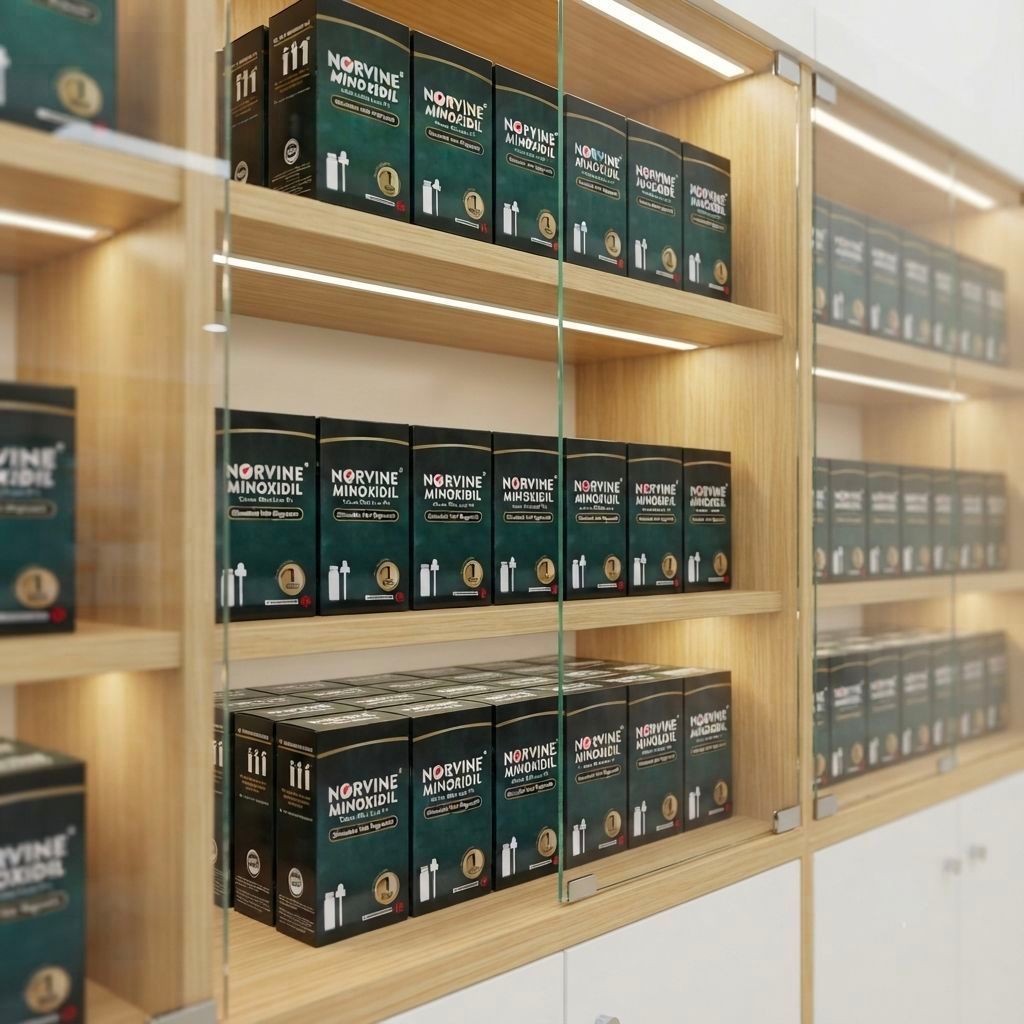 Norvine Minoxidil 5% 60ml - Menumbuhkan Rambut, Mencegah Kerontokan, Memperkuat Akar