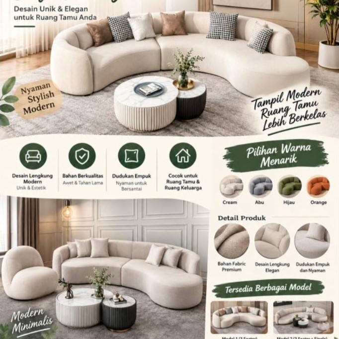 sofa ruang tamu model lounge sofa modern