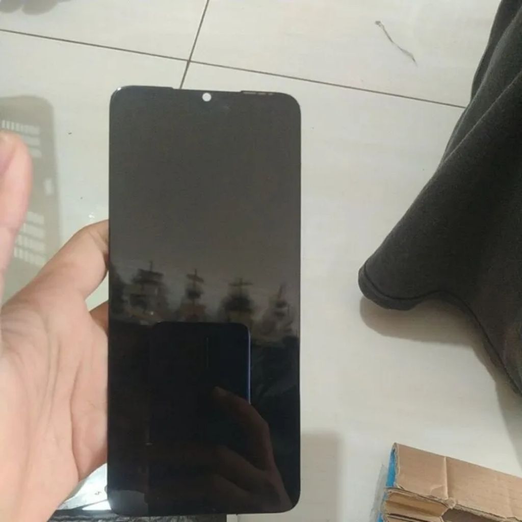 Lcd Tc Hp Infinix Smart 7 minus Lcd Bercak cabutan normal