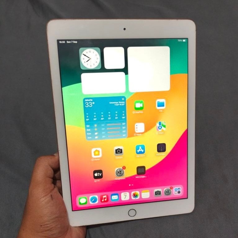 ipad 6 128gb ipad gen 6 9.7in bsa yt all aplikasi normal baterai jumbo awet smua layar lega tablet b