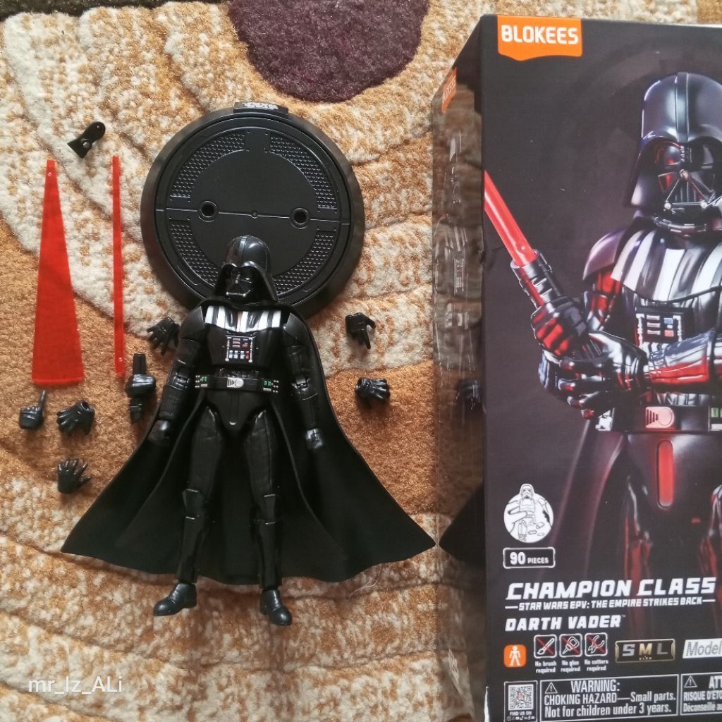 Blokees Darth Vader Champion Class Full Set Aksesoris