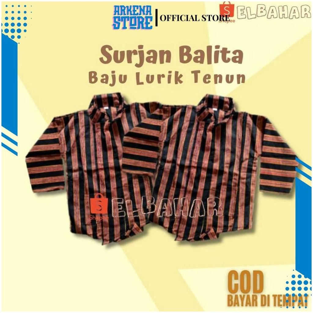 Baju Surjan Kutubaru Kebaya Lurik Balita EC Terlaris