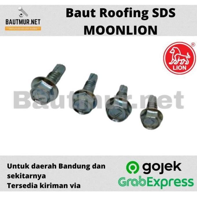 TERBARU - Sekrup Roofing Sds 10x16 | Roofing Sds Moon Lion 1000pc (1 DUS)