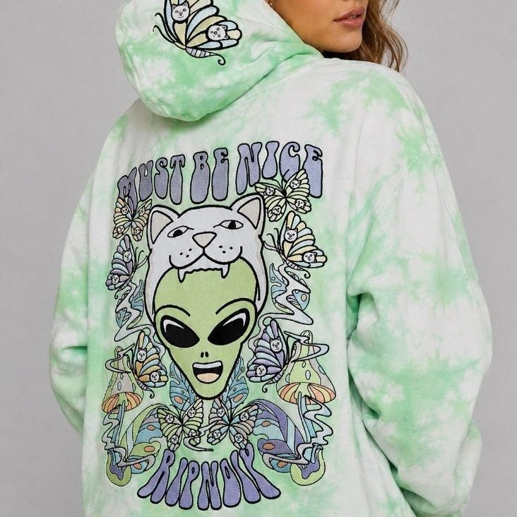 SALE Rip N Dip Think Factory Embroidered Hoodie Mint Cloud Wash Original Asli Authentic Murah