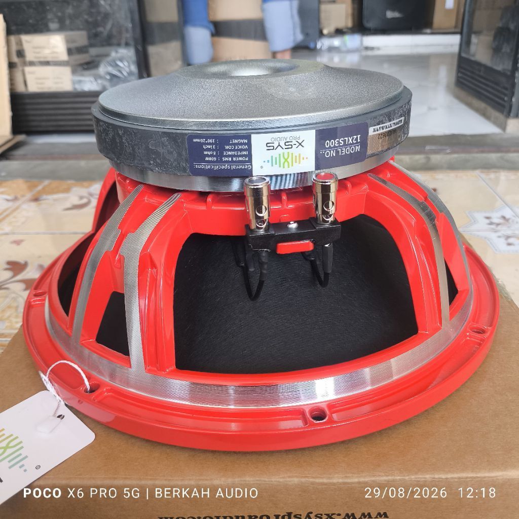 Speaker X-Sys 12XLS300 12 Inch 600W Original