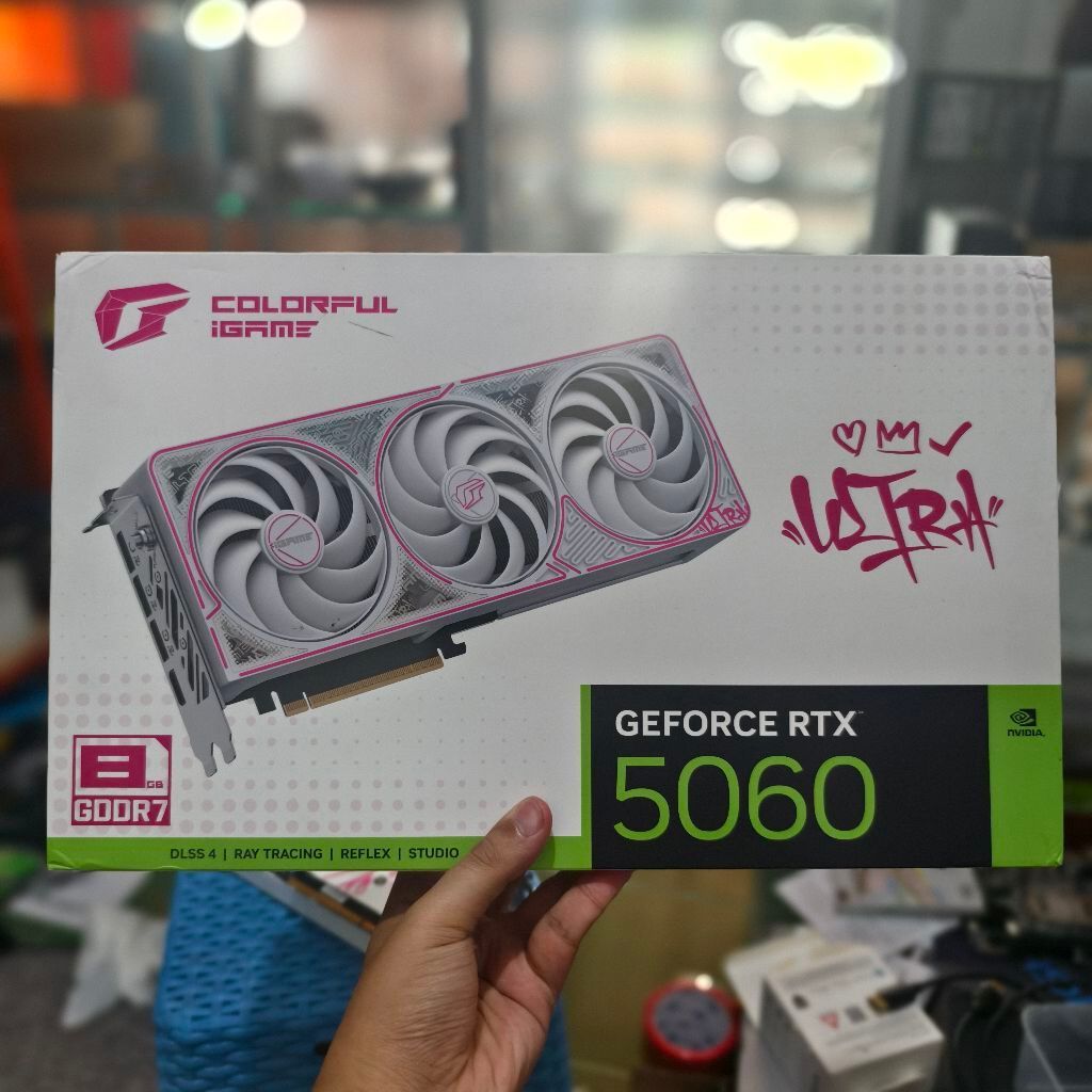 VGA Colorful RTX 5060 8GB IGAME Ultra Triple Fan White 8GB Bekas Garansi resmi ON 2030