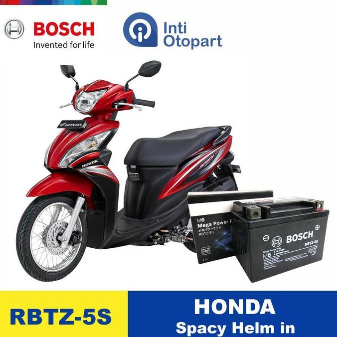 Accu Aki Motor HONDA SPACY ORIGINAL BOSCH