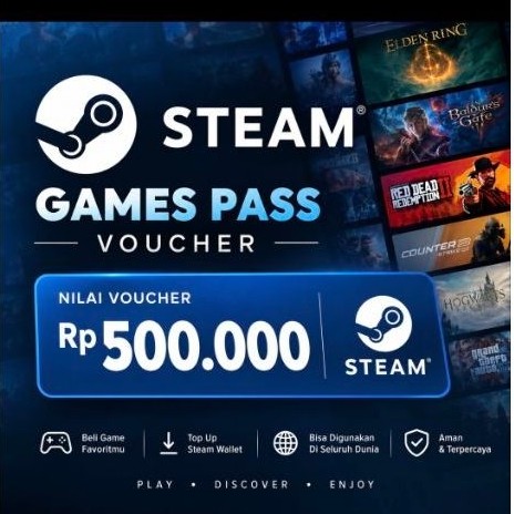 Voucher gamepass steam