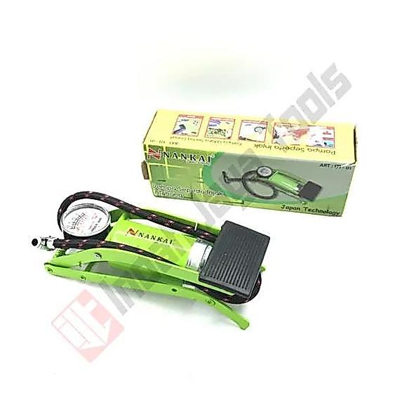 Diskon Nankai 171-01 Pompa Sepeda Satu Tabung Injak Kaki - Foot Pump Motor Original