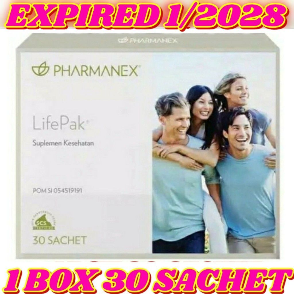 Life pak 1 box - lifepack 30 sachet - pharmanex - suplemenlifepak - lifepaak - pak life - nu. skinEX