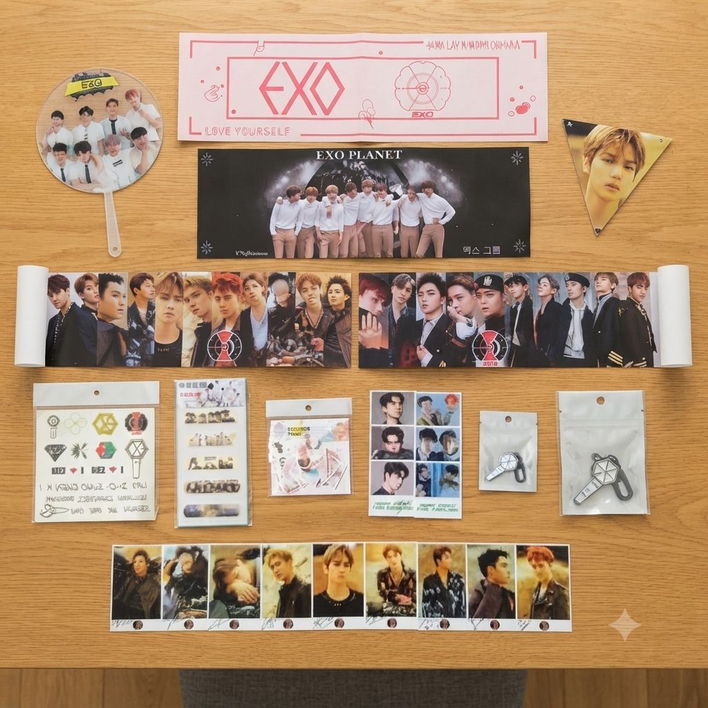 Paket Fankit KPOP EXO EXO L