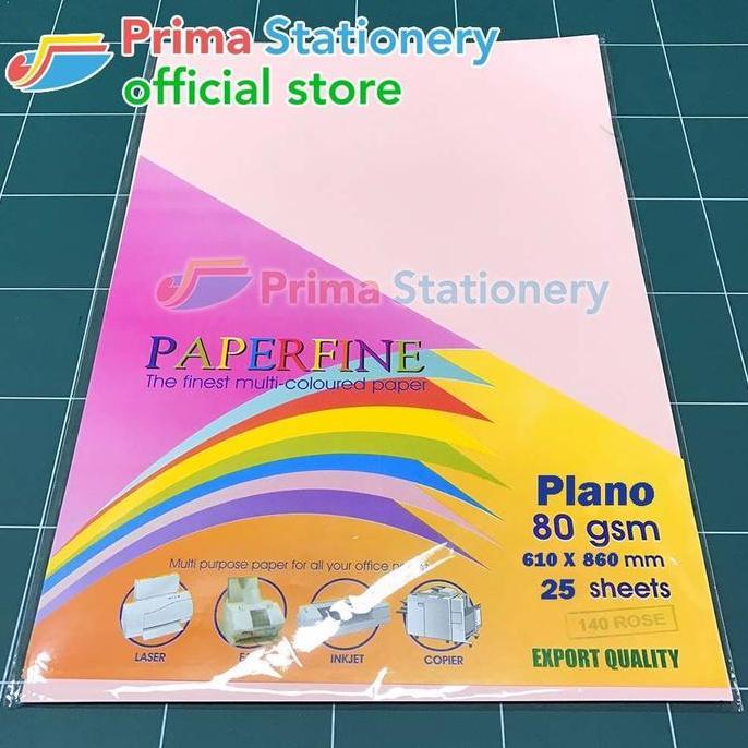 Kertas Hvs Warna Paperfine Plano Warna Muda