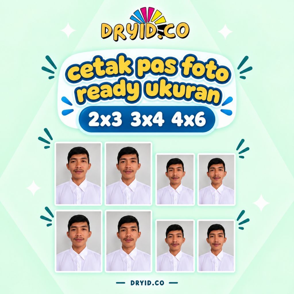 Cetak Pas Foto Semua Ukuran 2x3, 3x4 & 4x6 Bebas Foto Bebas Background – Custom Foto Siap Cetak