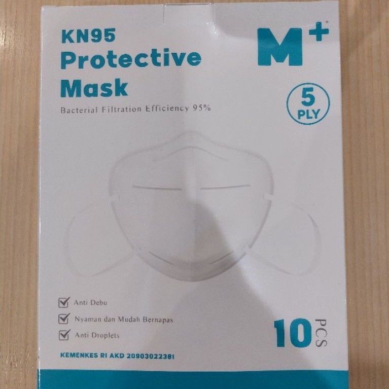 Masker KN95 M+ Protective Mask 5 Ply