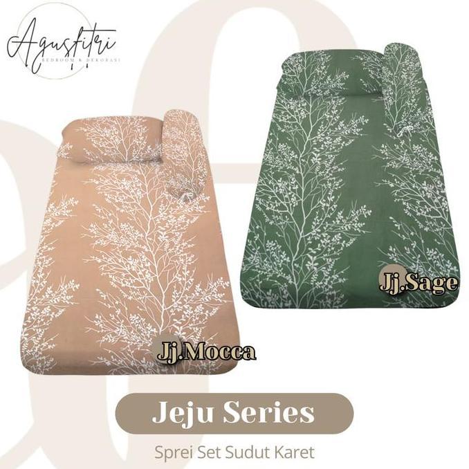 Sprei Set Jeju  - 80X200X30 / 90X200X30 / 100X200X30 / 120X200X30