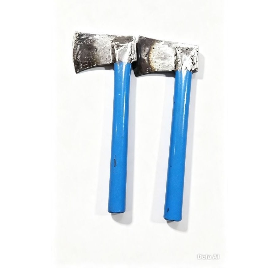 (Kapak Biru) Kapak Bahan Per Kuat Dan Tajam Ukuran Besar / Kapak Baja Asli Super Tajam