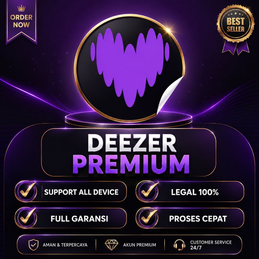 Deezer Premium 1 Bulan Bergaransi Termurah