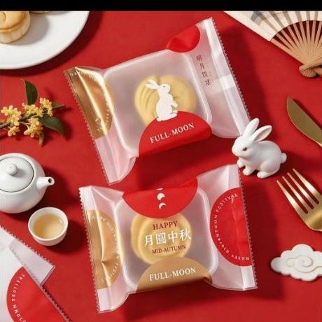 Plastik Mooncake Kelinci 50g 25Pcs
