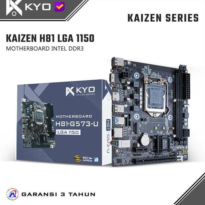 Motherboard KYO KAIZEN H81 LGA1150 DDR3 H81 Mainboard Mobo H81