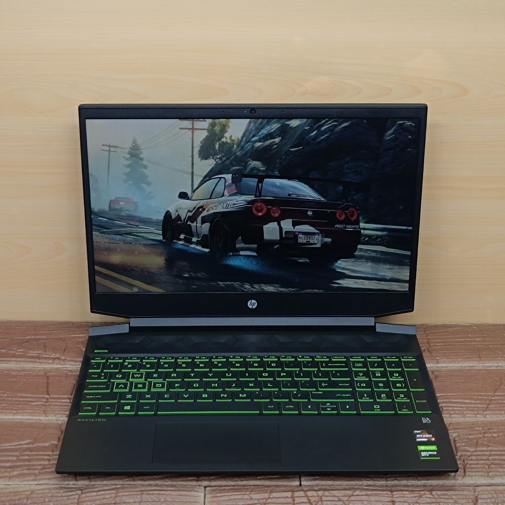 Laptop HP Pavilion Gaming 15-ec1076AX AMD RYZEN 7-4800H RAM 8GB SSD 512GB GTX 1660 Ti