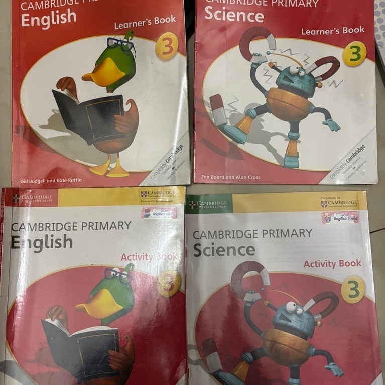 CAMBRIDGE PRIMARY 4 ENGLISH AND SCIENCE BOOK