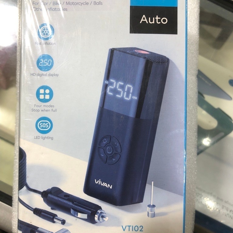 PORTABLE WIRED INFLATOR PUMP VIVAN VTI02 / pompa portable