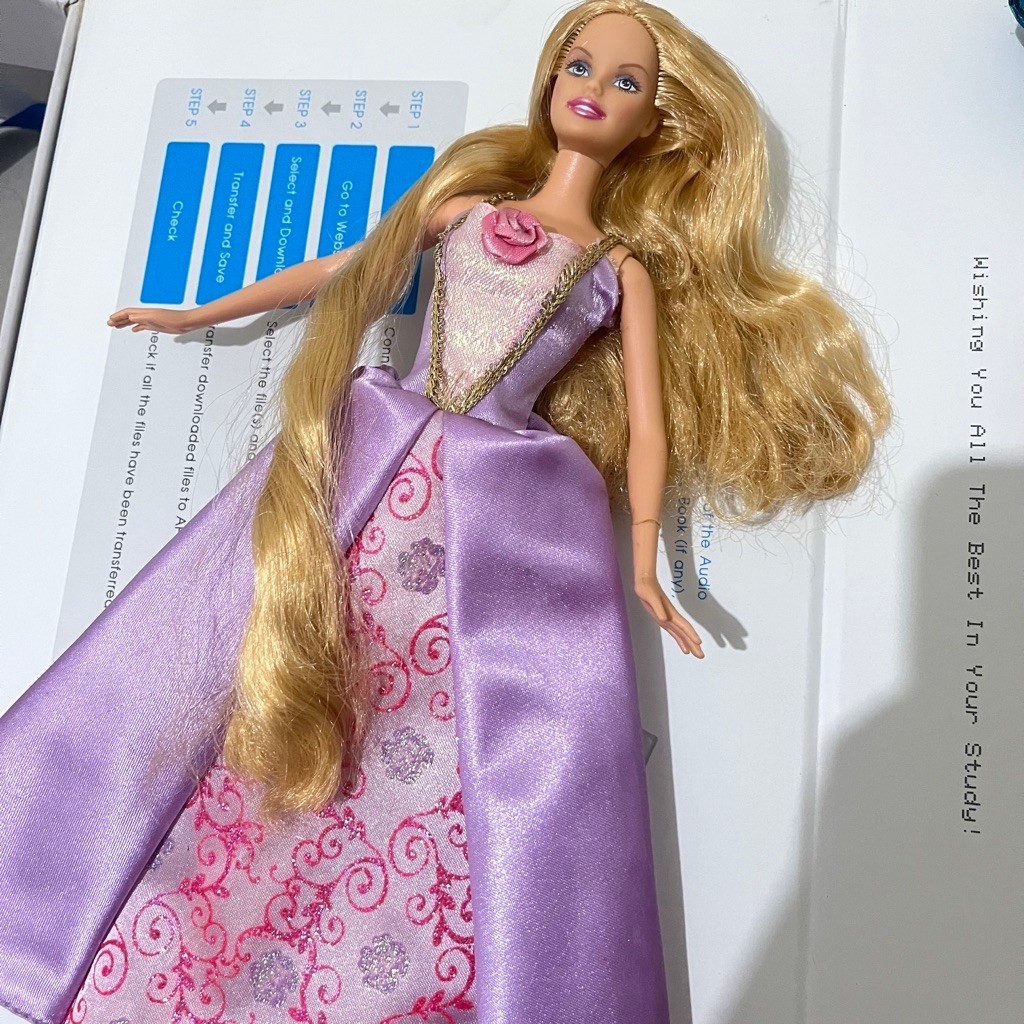 BACA DESK barbie rapunzel