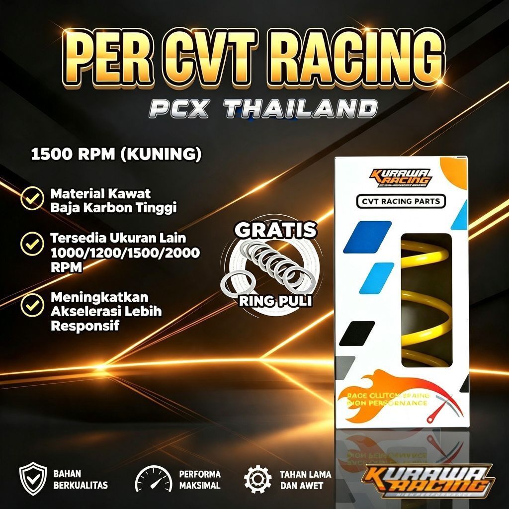 PER CVT 1500 RPM PCX THAILAND KURAWA RACING