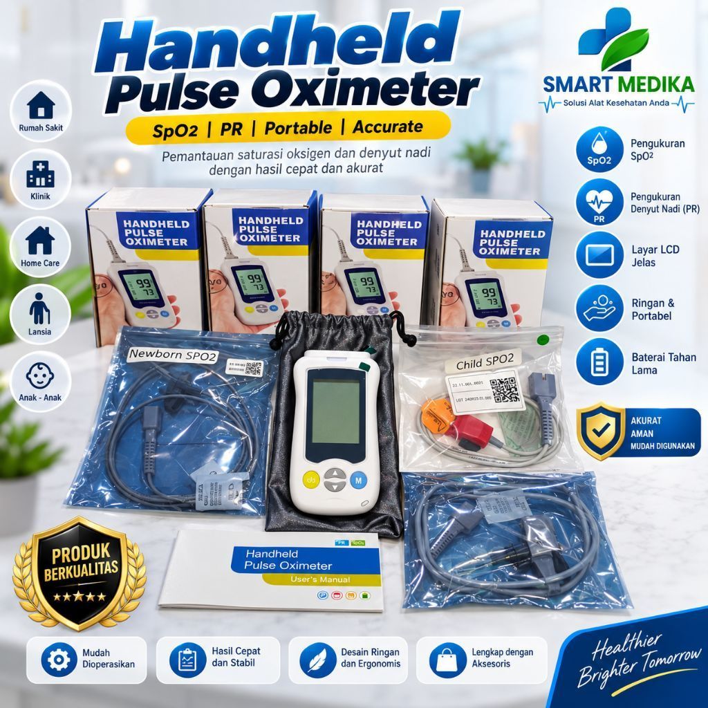 HANDHELD PULSE OXIMETER YONKER / PULSE OXIMETER YONKER YK8 MINI 3 PROBE