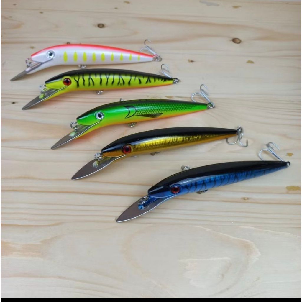 MINOW TROLING, UMPAN TROLING TENGIRI BARAKUDA 20CM 50GR