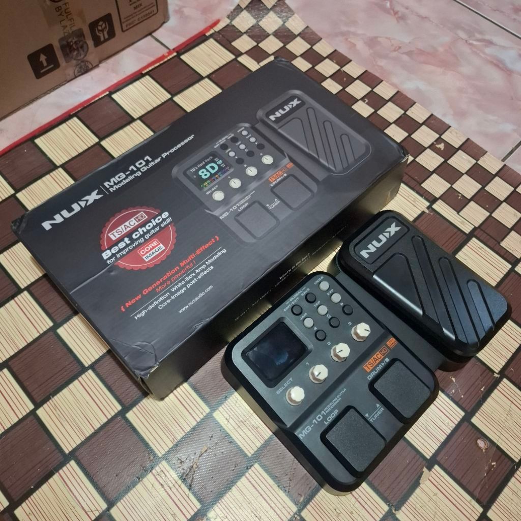 Efek Gitar Digital Nux MG101 Second Fullset
