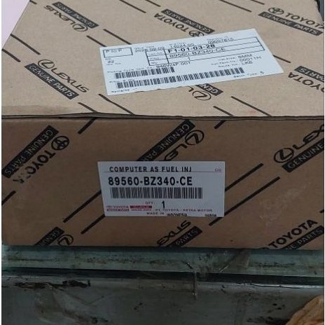 ready siap kirim ecu avanza 89560-BZ340 atau 89560-BZ020 original baru toyota