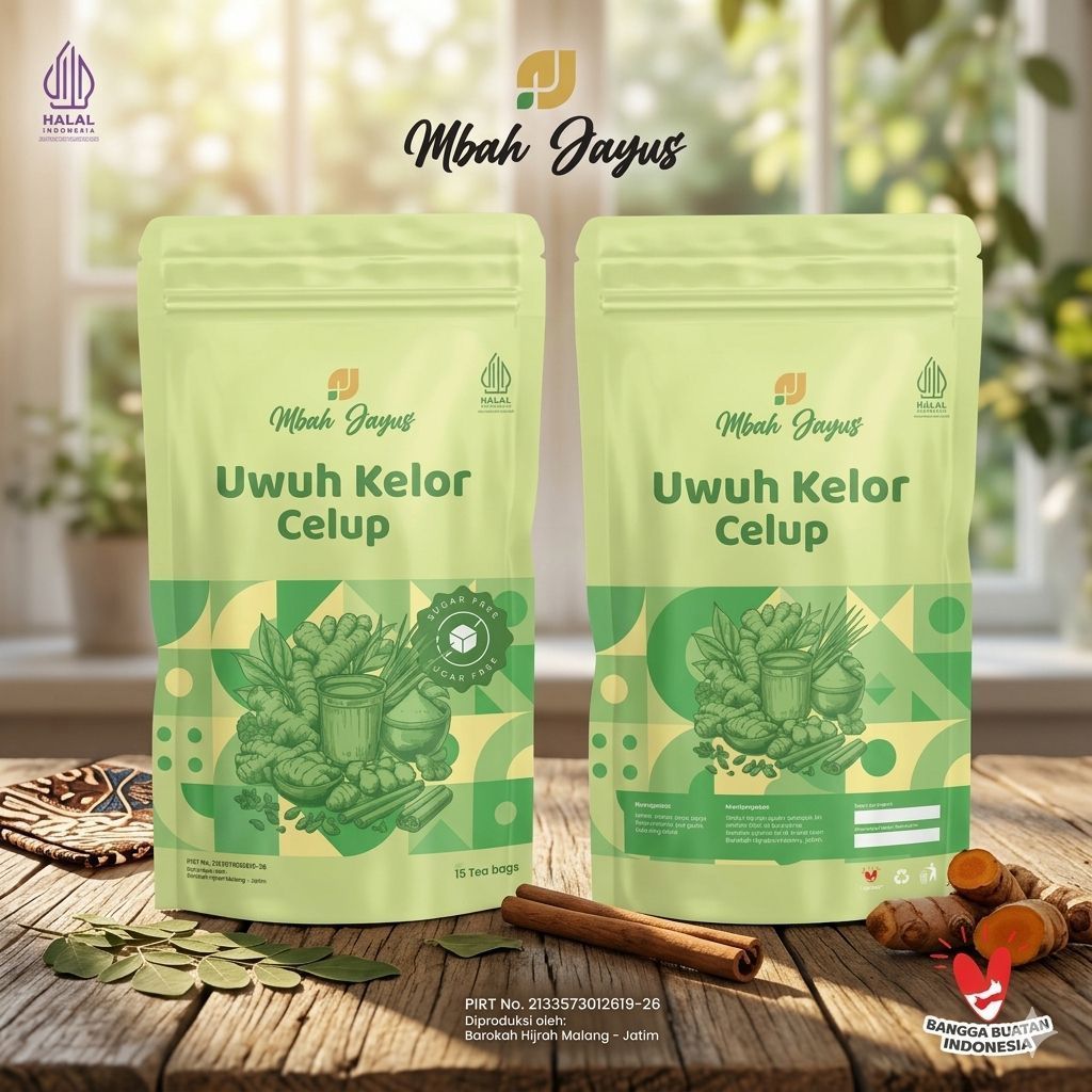 #minuman herbal #Wedang Uwuh Kelor #serbuk celup #merek mbah jayus #produk UKM #binaan unbraw #ada P