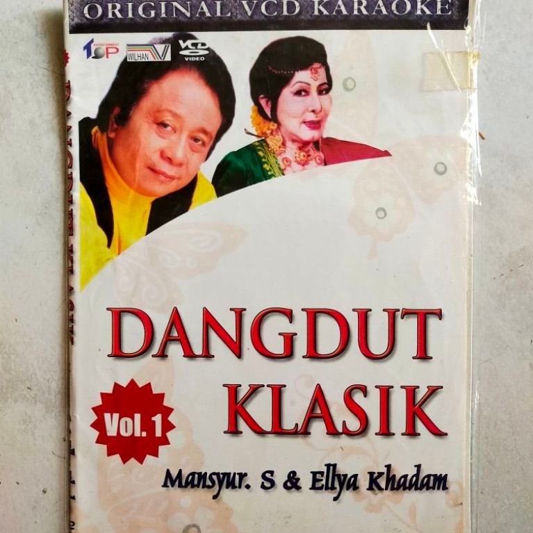 VCD Original karaoke MANSYUR.S & ELLYA KHADAM  "dangdut klasik vol.1"